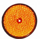 Reflector-oranje-rond-61mm