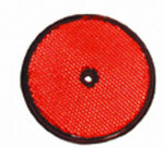 Reflector-rood-rond-61mm