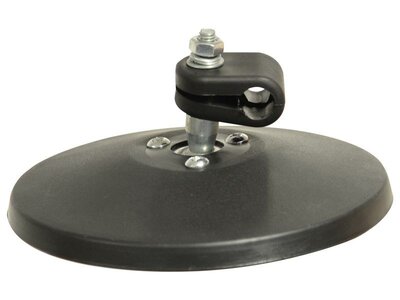 Spiegel - Rond, (Plat) Ø125mm met verstelbare arm (330 - 470mm) Rechts en Links