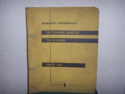 Onderdelenboek shovel MF702