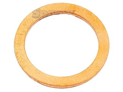 Koperen Ring 10x , ID: 14.5mm, Buiten: 21mm, Dikte: 1.2mm.   (nr 5 in tekening)