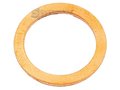 Koperen Ring 10x , ID: 14.5mm, Buiten: 21mm, Dikte: 1.2mm.   (nr 5 in tekening)