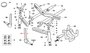 Vooras steun (nr22 in tekening)  888347M2, 826890M2_8