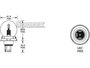 Gloeilamp, 12V, 45/40W Watts, P45t Voet_8