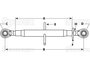 Topstang (Cat.22mm/2) Kogel en Kogel, Min. Lengte: 510mm._8